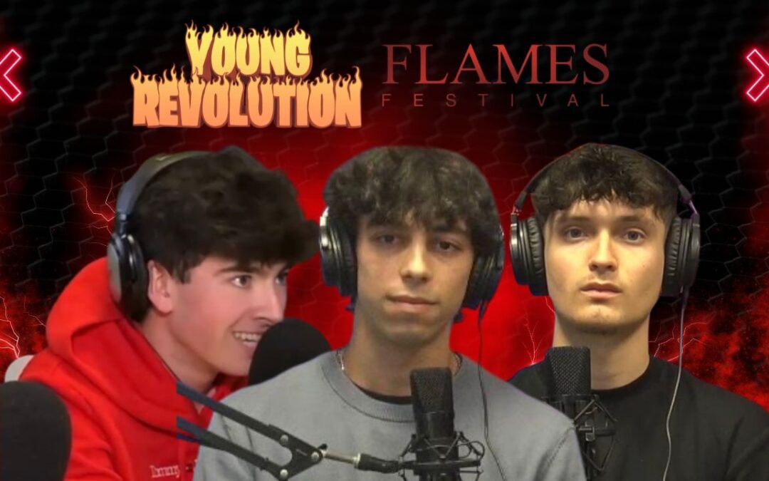 🎙️ MATTEO GUGLIELMI & ANDREA SCAPPINI DI FLAMES FESTIVAL OSPITI A YOUNG REVOLUTION‼️