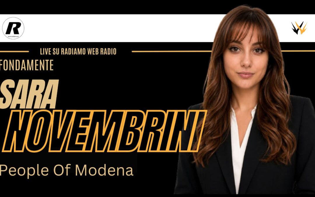 PEOPLE OF MODENA ospita Sara Novembrini di Fondamente
